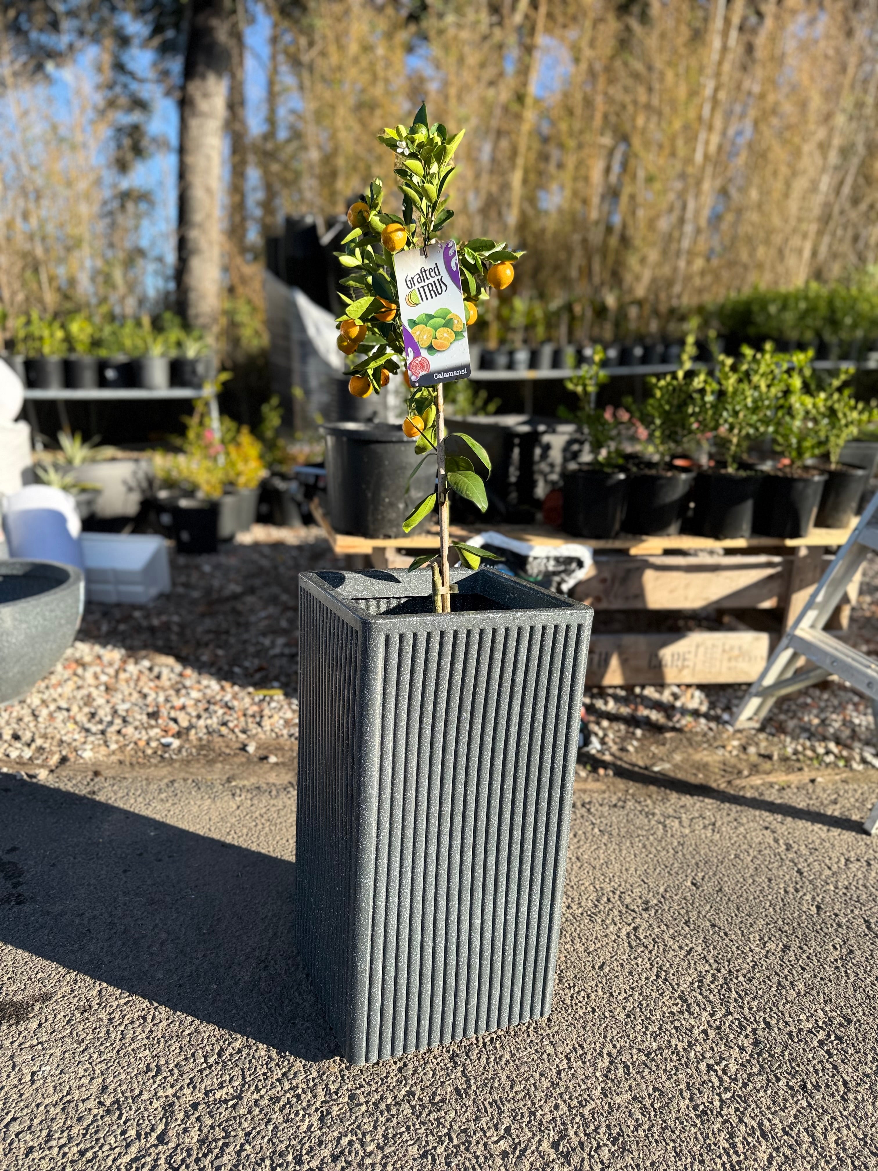 24" Grak Tower Planter Box